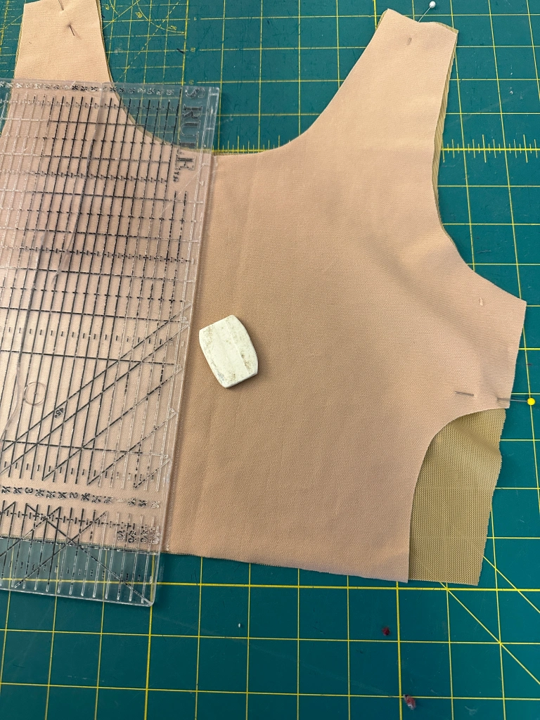 Sewing a sports bra with power mesh lining - The Last Stitch